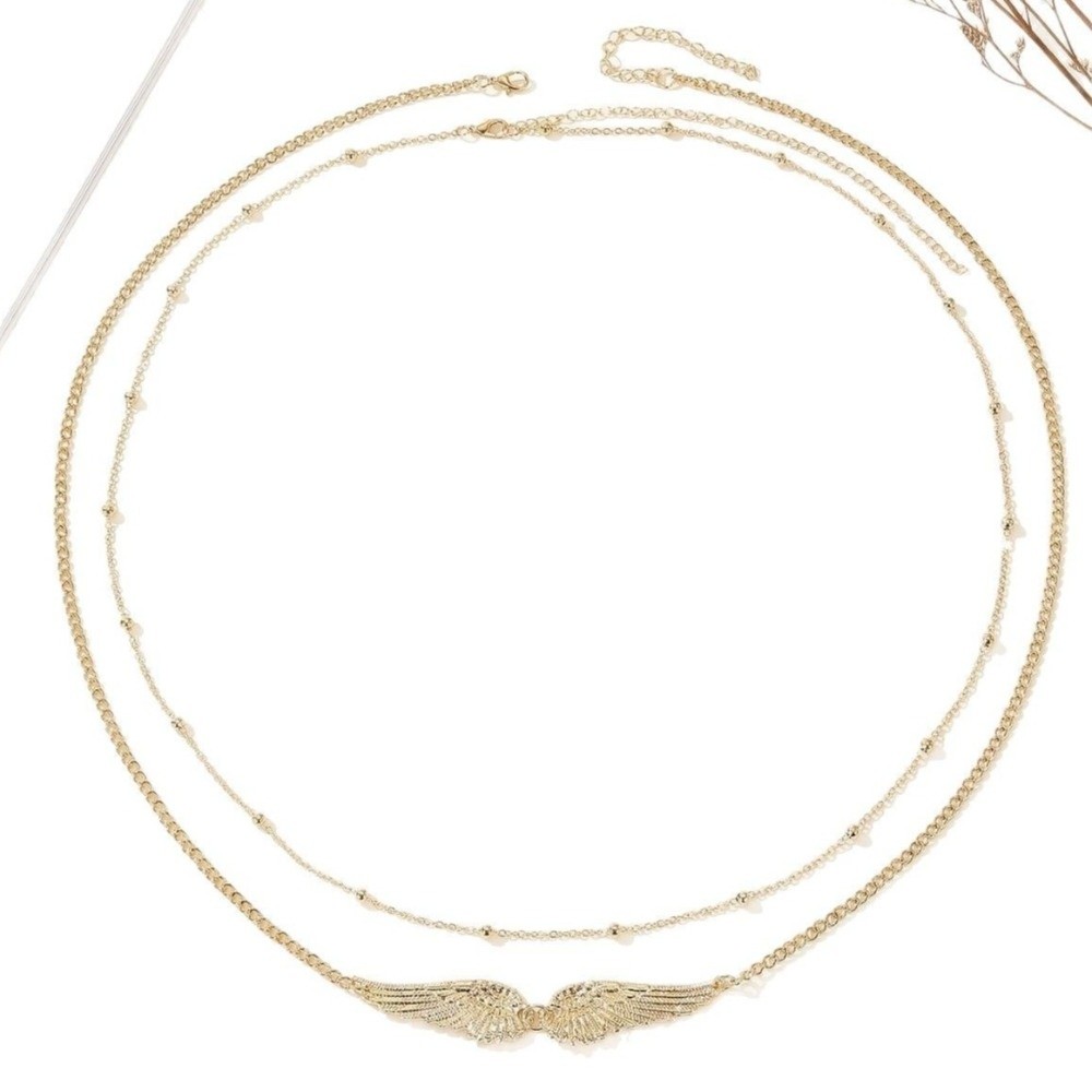Body Jewelry Usa - Trendy Elegant Double Layer Wings Body