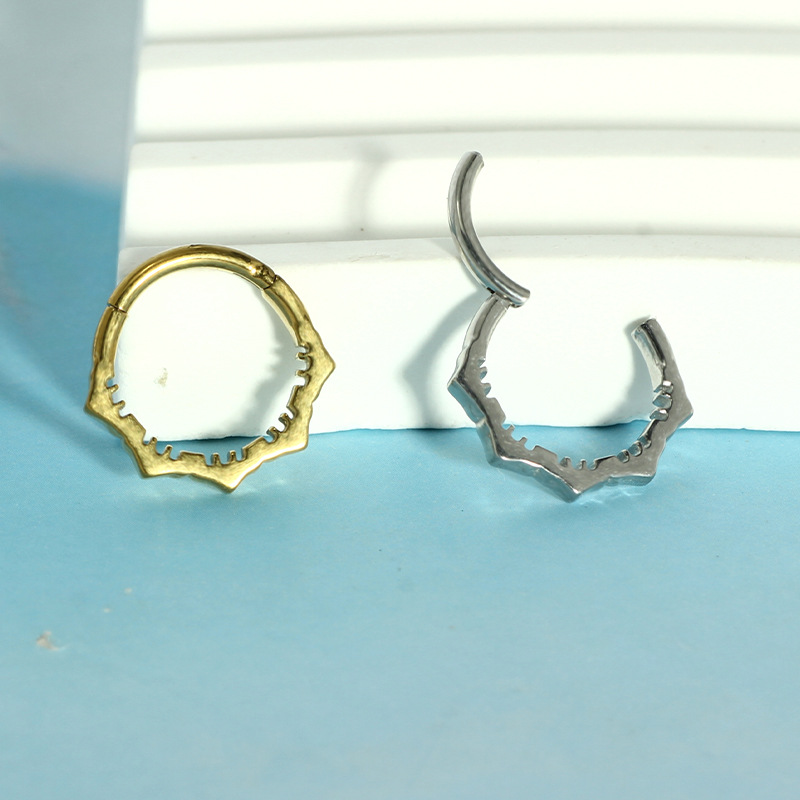 Nose Hoop Earrings Metal Nose  - Body Jewelry And Earrings 评论和价格