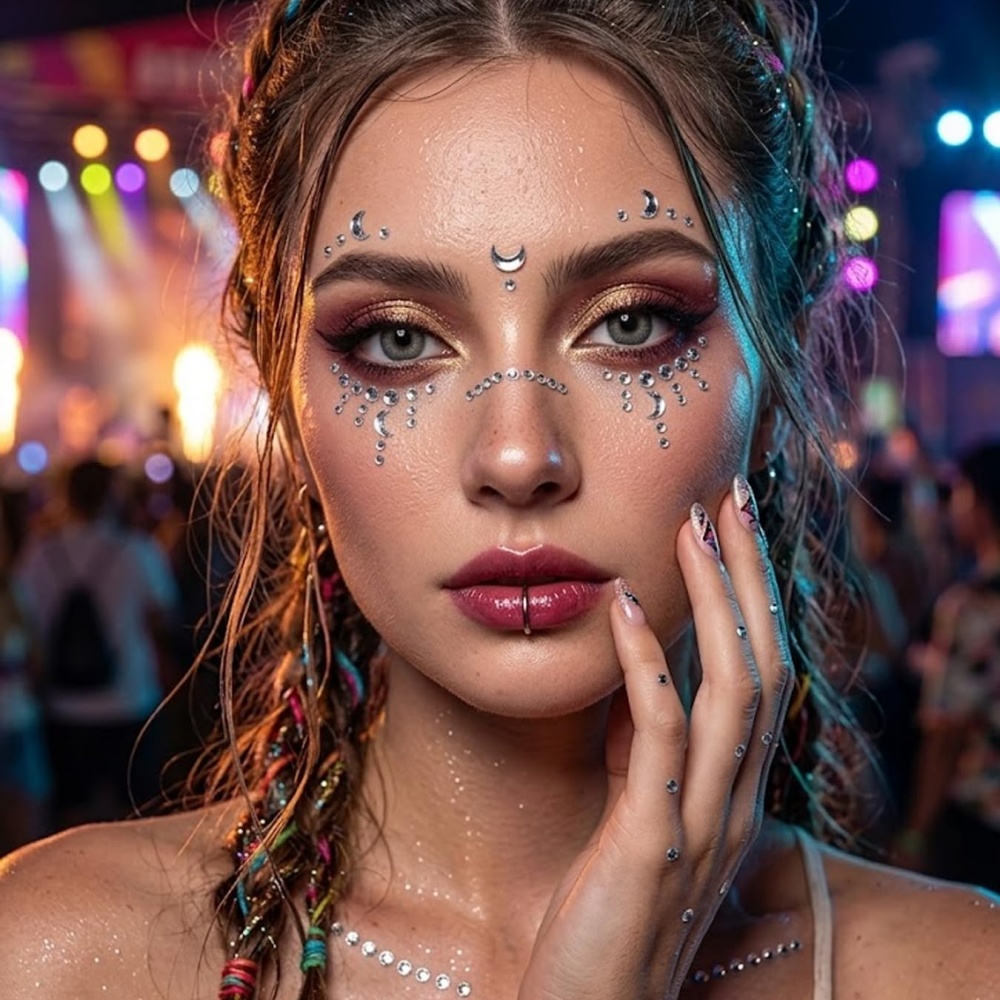 Fake Piercings Balls Stick on  - Body Jewelry Eyebrow 评论和价格