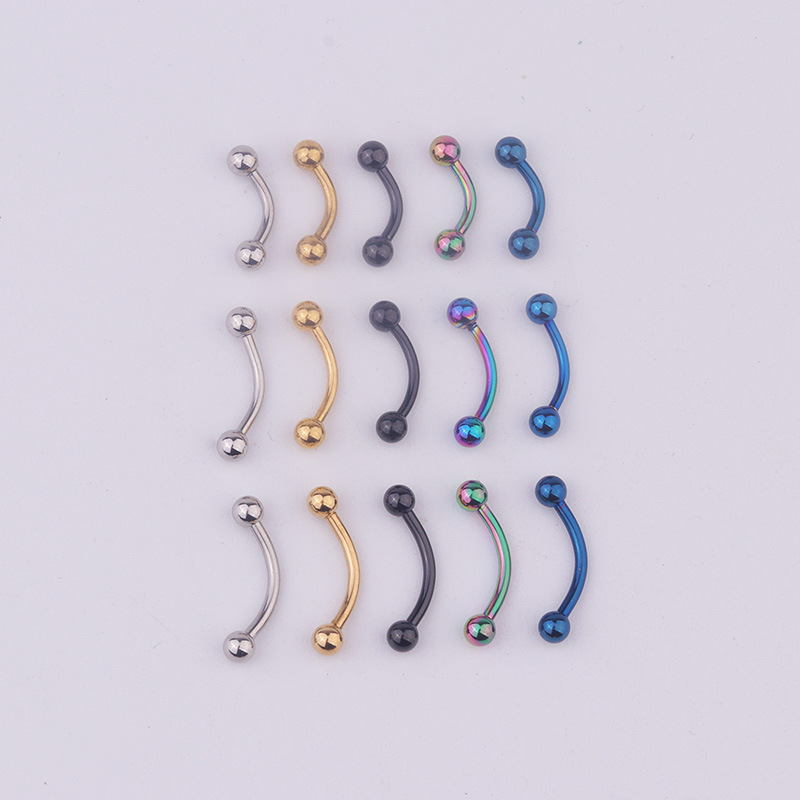 5pcs/lot 16G 316L Stainless St - Body Jewelry Eyebrow 评论和价格