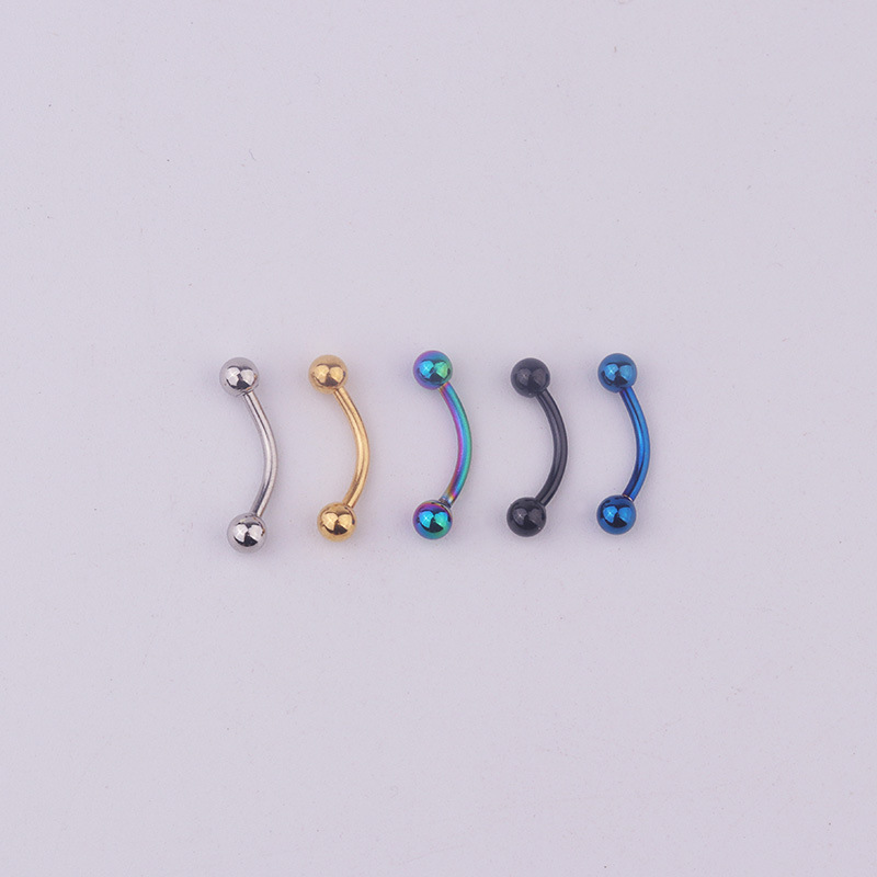 5pcs/lot 16G 316L Stainless St - Body Jewelry Eyebrow 评论和价格