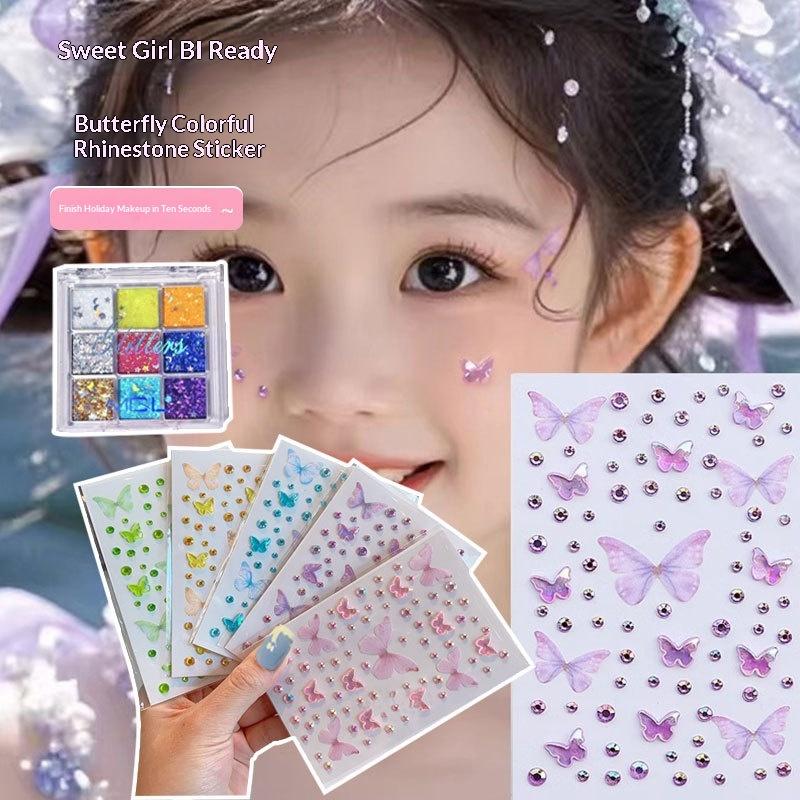 Face Painting Stickers For Kid - Body Jewelry Eyebrow 评论和价格
