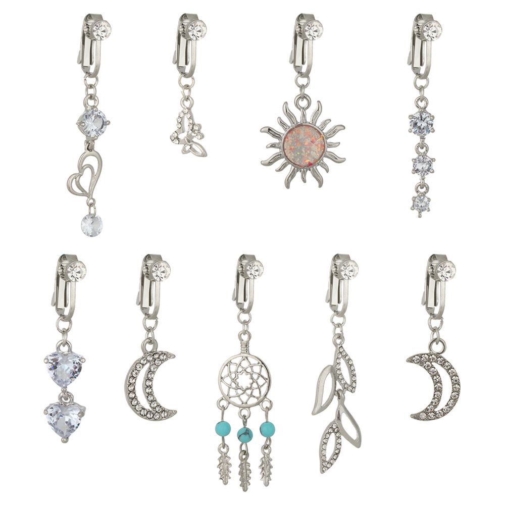 Faux Fake Belly Butterfly Fake - Body Jewelry And Earrings 评论和价格