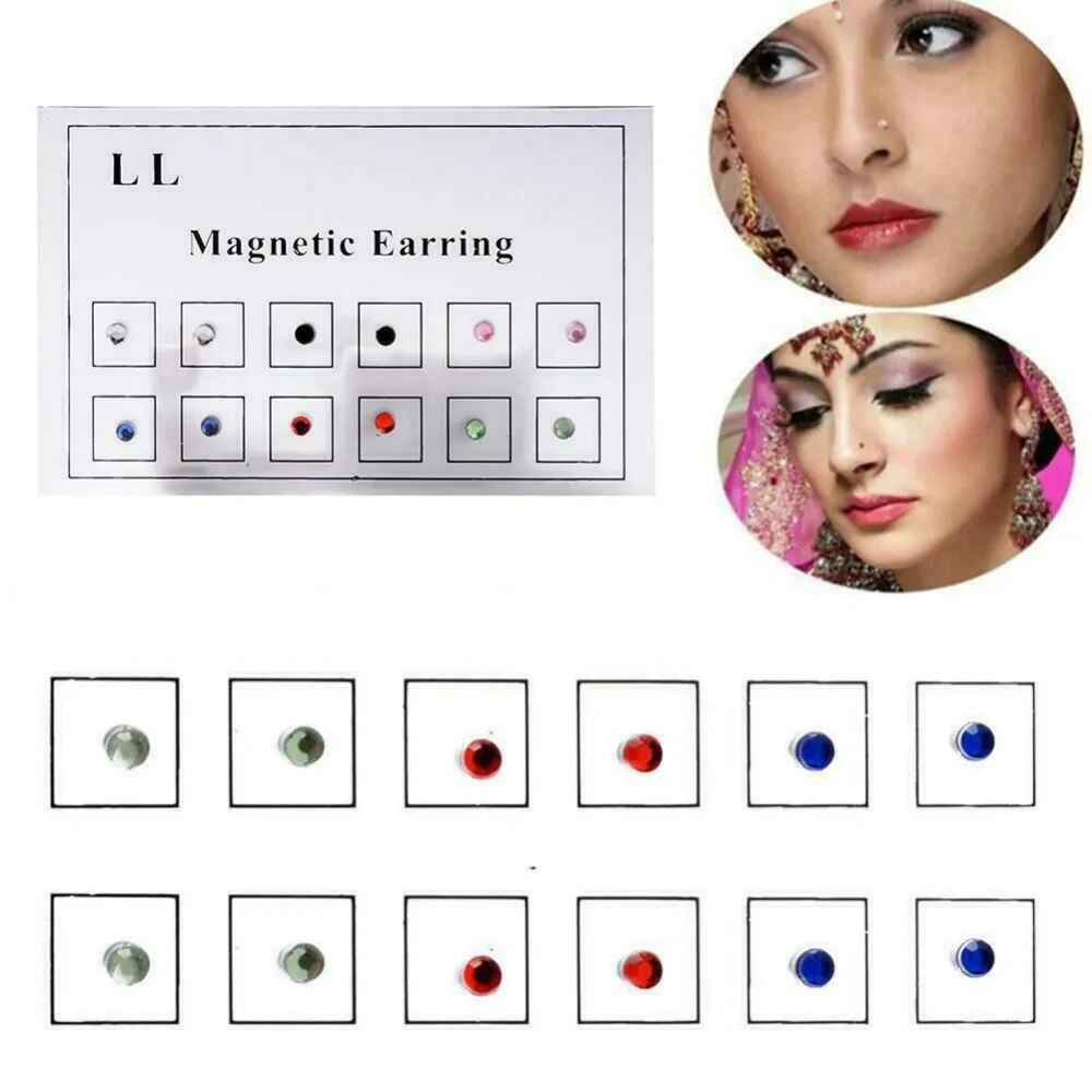 12PCS/Card Fake Cheater Non Pi - Body Jewelry And Earrings 评论和价格