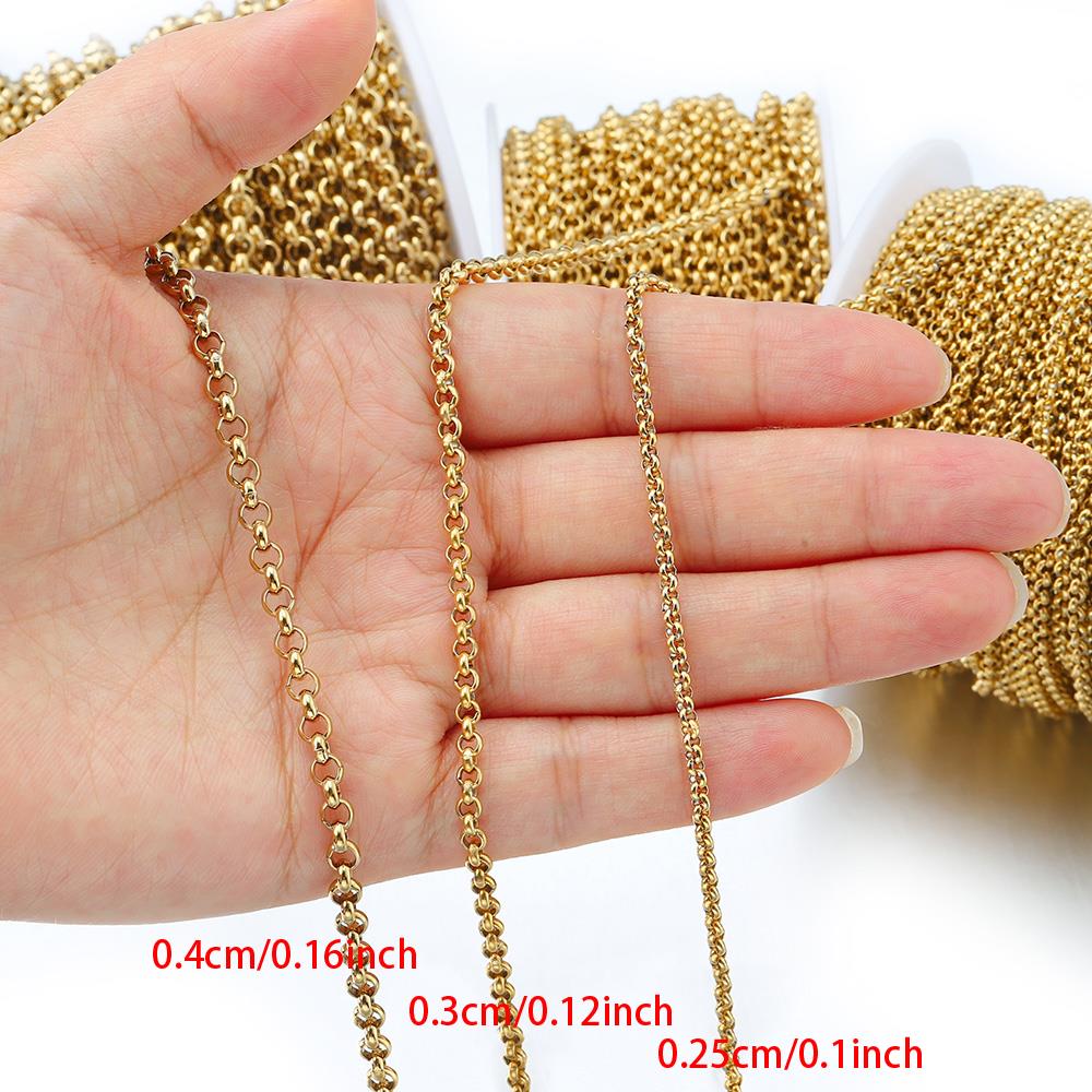 1 Meter 2-4mm Stainless Steel  - Body Jewelry Usa 评论和价格