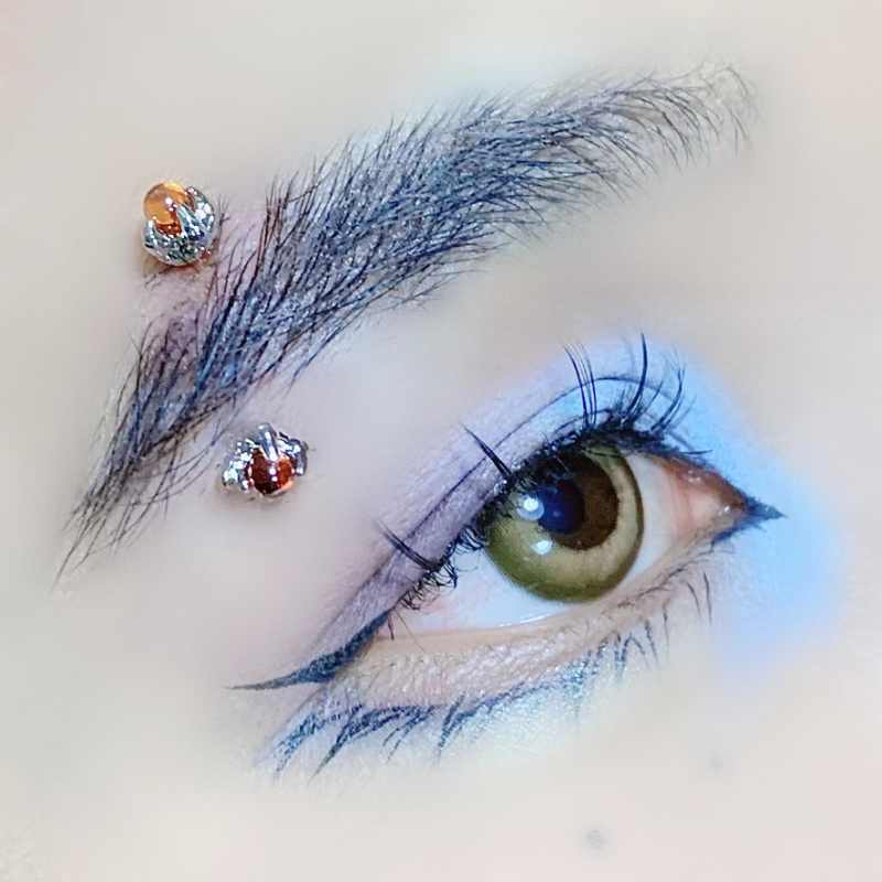1Pc Trendy Stainless Steel Swe - Body Jewelry Eyebrow 评论和价格
