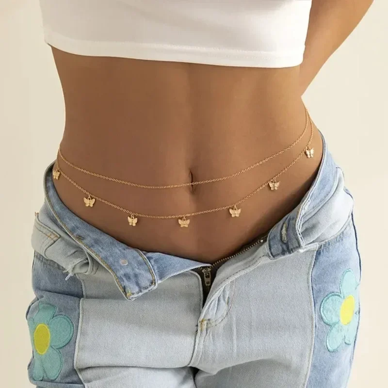 New Charm Sexy Double Layer Bu - Body Jewelry Usa 评论和价格