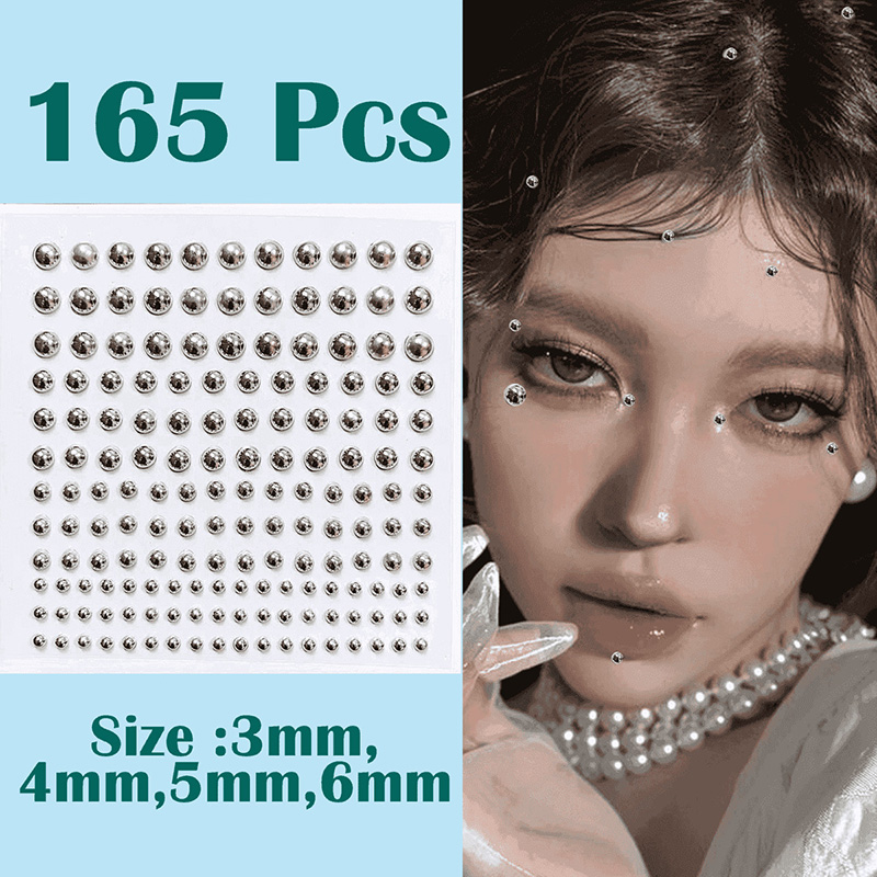 3D Face Eyes Party Makeup Tatt - Body Jewelry Eyebrow 评论和价格