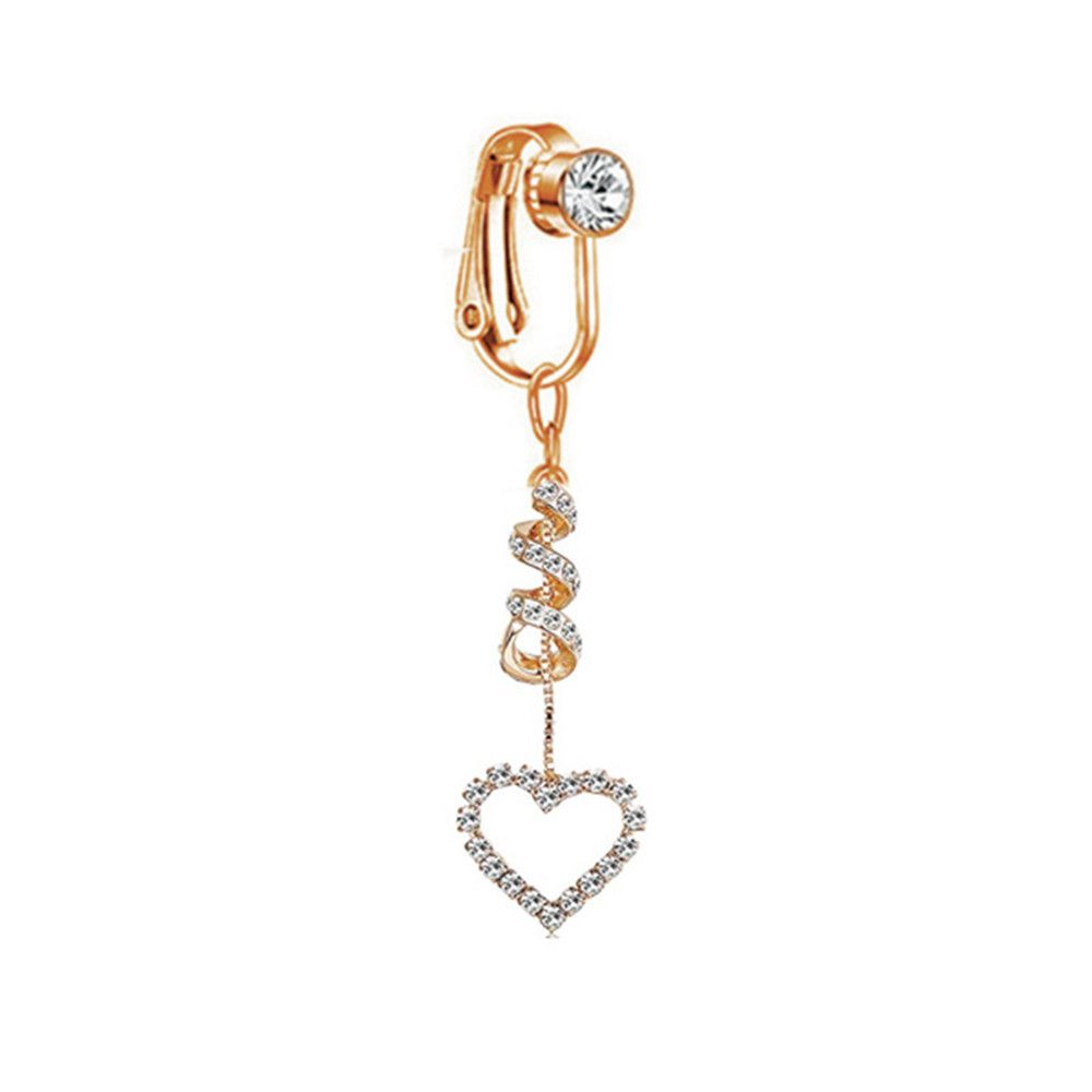Clip On Umbilical Cartilage Cl - Body Jewelry And Earrings 评论和价格