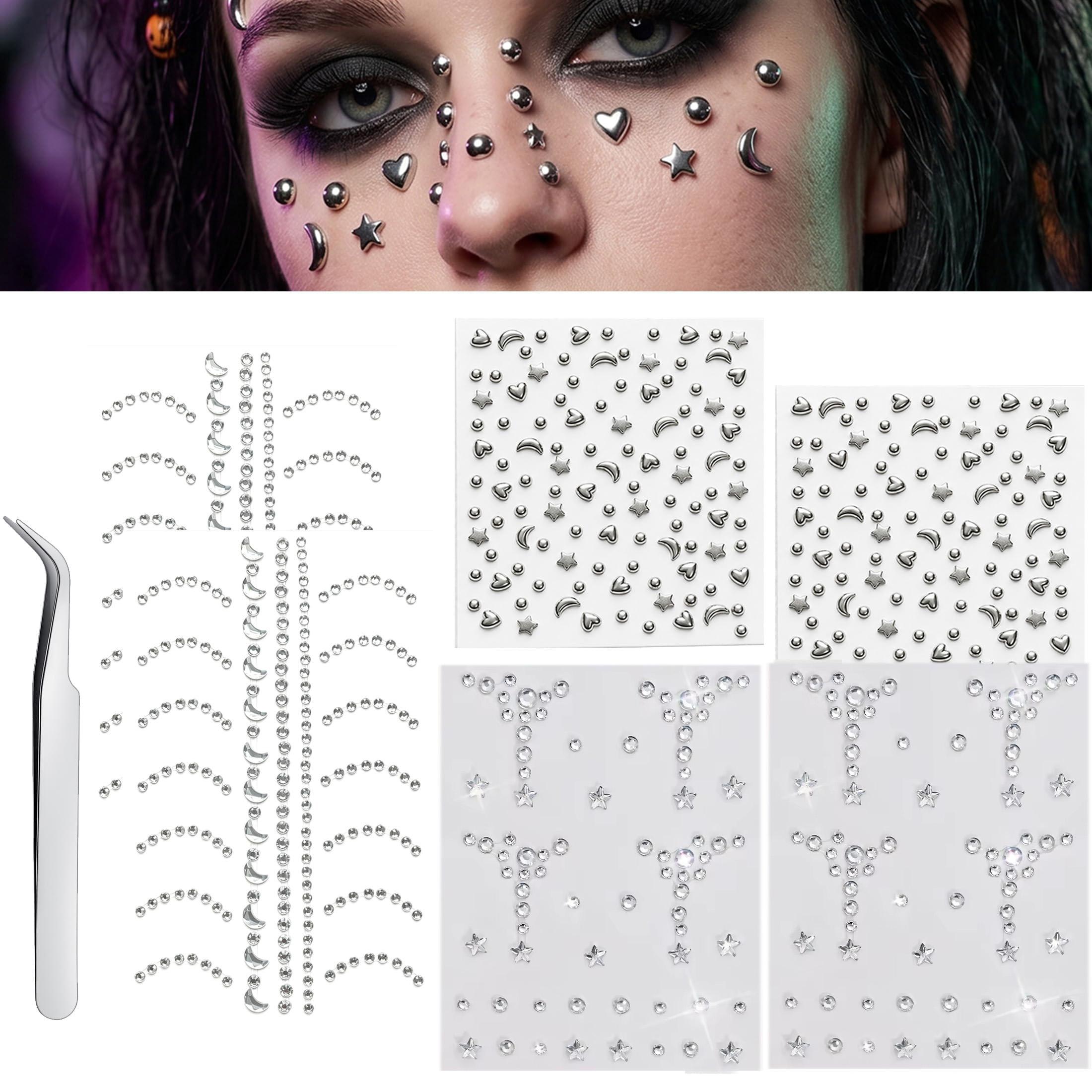 Fake Piercings Balls Stick on  - Body Jewelry Eyebrow 评论和价格