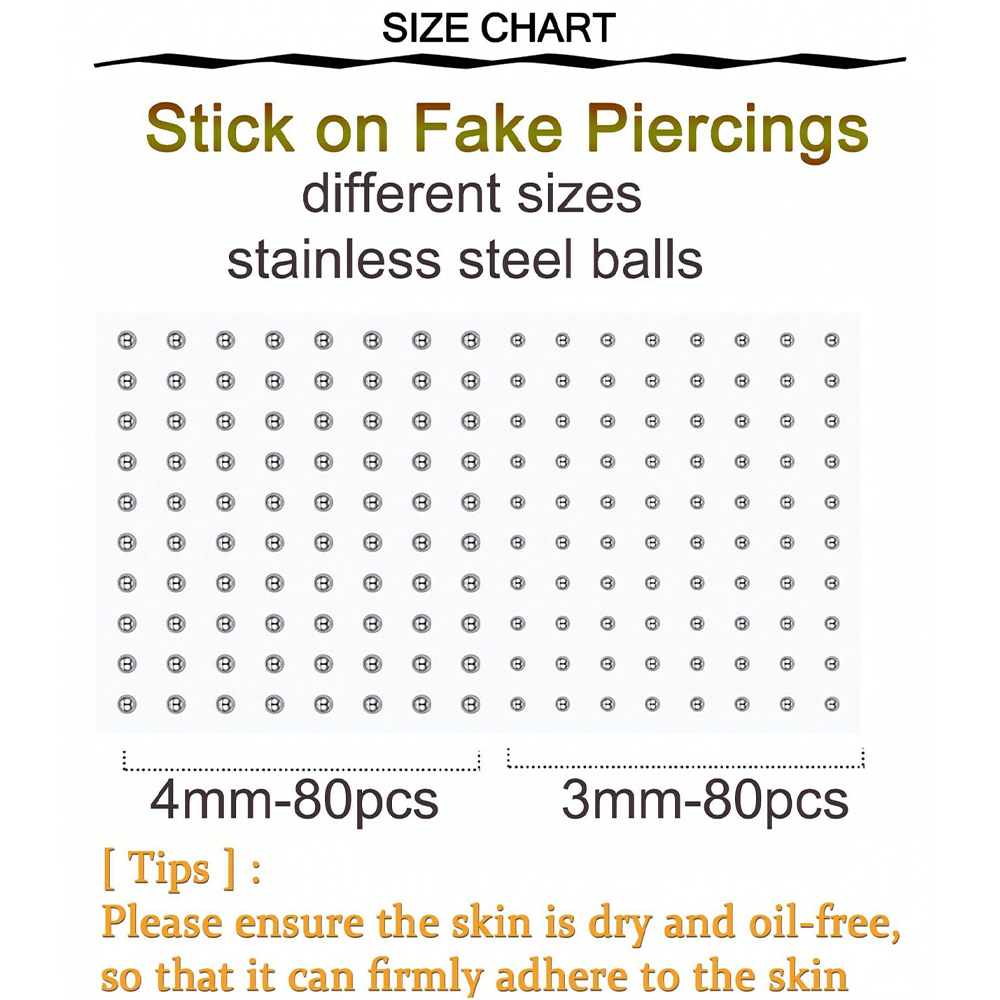 Fake Piercings Fake Nose Ring  - Body Jewelry Eyebrow 评论和价格