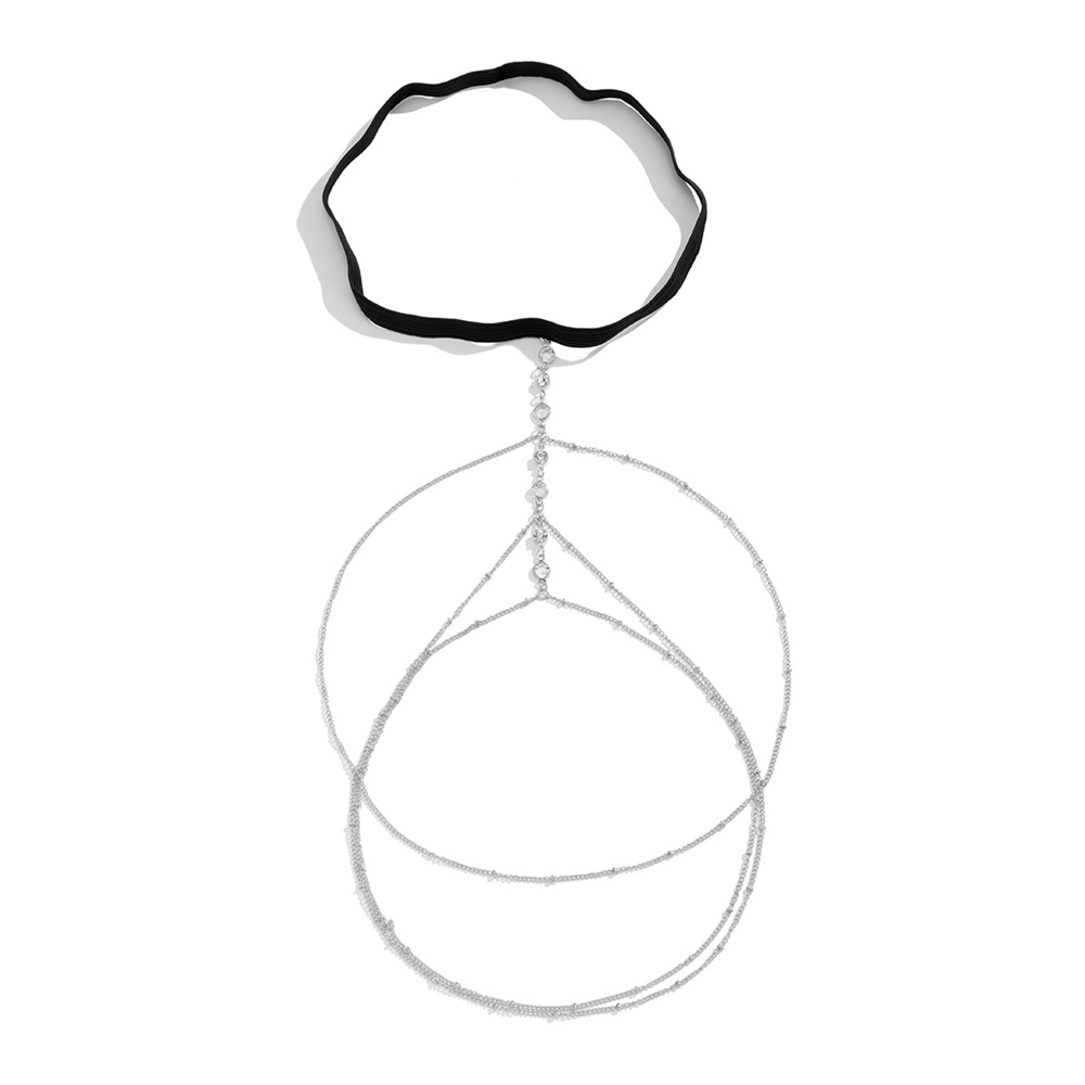 Boho Elastic Band Crystal Leg  - Body Jewelry Usa 评论和价格