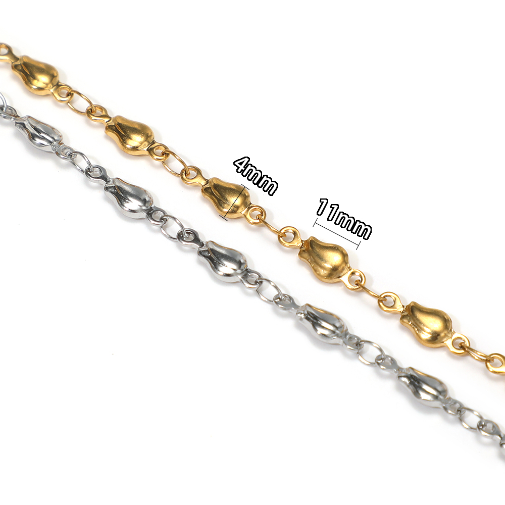 1 Meter Stainless Steel Flower - Body Jewelry Usa 评论和价格